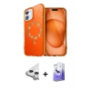 MARSİLYAN™- iPhone 11 Kılıf Kıvılcım Form Prime - Siyah Bilvis 5in1 5D Magic Hayalet Cam Ekran Koruyucu + Raze Metal Kamera Lens - GS