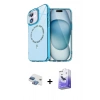 MARSİLYAN™- iPhone 11 Kılıf Kıvılcım Form Prime - Siyah Bilvis 5in1 5D Magic Hayalet Cam Ekran Koruyucu + Pers Alüminyum Kamera Lens - GI