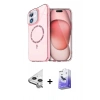 MARSİLYAN™- iPhone 11 Kılıf Kıvılcım Form Prime - Siyah Bilvis 5in1 5D Magic Hayalet Cam Ekran Koruyucu + Raze Metal Kamera Lens - GS