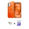MARSİLYAN™- iPhone 11 Kılıf Kıvılcım Form Prime - Siyah Bilvis 5in1 5D Magic Hayalet Cam Ekran Koruyucu + Pers Alüminyum Kamera Lens - GD