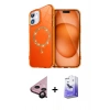 MARSİLYAN™- iPhone 11 Kılıf Kıvılcım Form Prime - Siyah Bilvis 5in1 5D Magic Hayalet Cam Ekran Koruyucu + Raze Metal Kamera Lens - SH