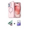 MARSİLYAN™- iPhone 11 Kılıf Kıvılcım Form Prime - Siyah Bilvis 5in1 5D Magic Hayalet Cam Ekran Koruyucu + Raze Metal Kamera Lens - KI