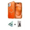 MARSİLYAN™- iPhone 11 Kılıf Kıvılcım Form Prime - Siyah Bilvis Hayalet Cam Ekran Koruyucu + Raze Metal Kamera Lens - MI