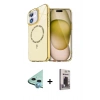 MARSİLYAN™- iPhone 11 Kılıf Kıvılcım Form Prime - Siyah Bilvis Hayalet Cam Ekran Koruyucu + Raze Metal Kamera Lens - MI