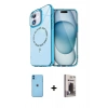 MARSİLYAN™- iPhone 11 Kılıf Kıvılcım Form Prime - Siyah Bilvis Hayalet Cam Ekran Koruyucu + Neon Fosforlu Kamera Lens - MI