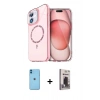 MARSİLYAN™- iPhone 11 Kılıf Kıvılcım Form Prime - Siyah Bilvis Hayalet Cam Ekran Koruyucu + Neon Fosforlu Kamera Lens - MI