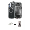 MARSİLYAN™- iPhone 11 Kılıf Kıvılcım Form Prime - Siyah Bilvis Hayalet Cam Ekran Koruyucu + Renkli Kamera Lens Koruma Cam - TU