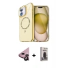 MARSİLYAN™- iPhone 11 Kılıf Kıvılcım Form Prime - Siyah Bilvis Hayalet Cam Ekran Koruyucu + Raze Metal Kamera Lens - SH