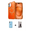 MARSİLYAN™- iPhone 11 Kılıf Kıvılcım Form Prime - Siyah Bilvis Hayalet Cam Ekran Koruyucu + Neon Fosforlu Kamera Lens - TU