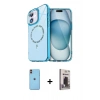 MARSİLYAN™- iPhone 11 Kılıf Kıvılcım Form Prime - Siyah Bilvis Hayalet Cam Ekran Koruyucu + Neon Fosforlu Kamera Lens - TU