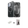 MARSİLYAN™- iPhone 11 Kılıf Kıvılcım Form Prime - Siyah Bilvis Hayalet Cam Ekran Koruyucu + Renkli Kamera Lens Koruma Cam - YL
