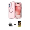 MARSİLYAN™- iPhone 11 Kılıf Kıvılcım Form Prime - Siyah Buffer Cam Ekran Koruyucu + Kamera Lens Koruma Cam - SF