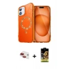 MARSİLYAN™- iPhone 11 Kılıf Kıvılcım Form Prime - Siyah Buffer Cam Ekran Koruyucu + Pers Alüminyum Kamera Lens - KI