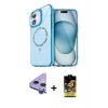 MARSİLYAN™- iPhone 11 Kılıf Kıvılcım Form Prime - Siyah Buffer Cam Ekran Koruyucu + Raze Metal Kamera Lens - MR