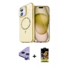 MARSİLYAN™- iPhone 11 Kılıf Kıvılcım Form Prime - Siyah Buffer Cam Ekran Koruyucu + Raze Metal Kamera Lens - MR