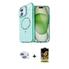 MARSİLYAN™- iPhone 11 Kılıf Kıvılcım Form Prime - Siyah Buffer Cam Ekran Koruyucu + Pers Alüminyum Kamera Lens - GI