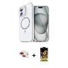 MARSİLYAN™- iPhone 11 Kılıf Kıvılcım Form Prime - Siyah Buffer Cam Ekran Koruyucu + Pers Alüminyum Kamera Lens - KI