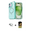 MARSİLYAN™- iPhone 11 Kılıf Kıvılcım Form Prime - Siyah Buffer Cam Ekran Koruyucu + Pers Alüminyum Kamera Lens - YL