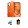 MARSİLYAN™- iPhone 11 Kılıf Kıvılcım Form Prime - Siyah Buffer Cam Ekran Koruyucu + Raze Metal Kamera Lens - MI
