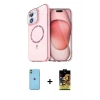 MARSİLYAN™- iPhone 11 Kılıf Kıvılcım Form Prime - Siyah Buffer Cam Ekran Koruyucu + Neon Fosforlu Kamera Lens - YL