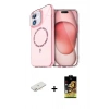 MARSİLYAN™- iPhone 11 Kılıf Kıvılcım Form Prime - Siyah Buffer Cam Ekran Koruyucu + Yeşil Renkli Kamera Lens Koruma Cam