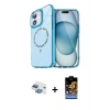 MARSİLYAN™- iPhone 11 Kılıf Kıvılcım Form Prime - Siyah Buffer Hayalet Cam Ekran Koruyucu + Pers Alüminyum Kamera Lens - GI