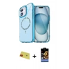MARSİLYAN™- iPhone 11 Kılıf Kıvılcım Form Prime - Siyah Buffer Hayalet Cam Ekran Koruyucu + Rainbow Kamera Lens Koruma Cam - KI