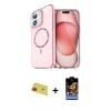 MARSİLYAN™- iPhone 11 Kılıf Kıvılcım Form Prime - Siyah Buffer Hayalet Cam Ekran Koruyucu + Rainbow Kamera Lens Koruma Cam - KI