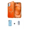 MARSİLYAN™- iPhone 11 Kılıf Kıvılcım Form Prime - Siyah Joko Magic 5D Cam + Neon Fosforlu Kamera Lens - TU