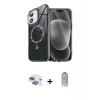 MARSİLYAN™- iPhone 11 Kılıf Kıvılcım Form Prime - Siyah Joko Magic 5D Cam + Pers Alüminyum Kamera Lens - GI
