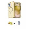 MARSİLYAN™- iPhone 11 Kılıf Kıvılcım Form Prime - Siyah Joko Magic 5D Cam + Rainbow Kamera Lens Koruma Cam - KI