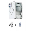 MARSİLYAN™- iPhone 11 Kılıf Kıvılcım Form Prime - Siyah Joko Magic 5D Cam + Raze Metal Kamera Lens - GS