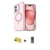 MARSİLYAN™- iPhone 11 Kılıf Kıvılcım Form Prime - Siyah Joko Magic 5D Hayalet Cam + Kırmızı Rainbow Kamera Lens Koruma Cam