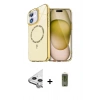 MARSİLYAN™- iPhone 11 Kılıf Kıvılcım Form Prime - Siyah Joko Magic 5D Hayalet Cam + Raze Metal Kamera Lens - GS
