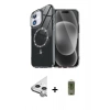 MARSİLYAN™- iPhone 11 Kılıf Kıvılcım Form Prime - Siyah Joko Magic 5D Hayalet Cam + Raze Metal Kamera Lens - GS