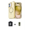 MARSİLYAN™- iPhone 11 Kılıf Kıvılcım Form Prime - Siyah Joko Magic 5D Hayalet Cam + PVD Metal Kamera Lens - SH