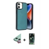 MARSİLYAN™- iPhone 11 Kılıf Kıvılcım Işık Serisi - Şeffaf 360 Full Body Arka Koruyucu + Raze Metal Kamera Lens - KI