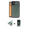 MARSİLYAN™- iPhone 11 Kılıf Kıvılcım Işık Serisi - Şeffaf 360 Full Body Arka Koruyucu + Raze Metal Kamera Lens - KI