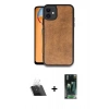 MARSİLYAN™- iPhone 11 Kılıf Kıvılcım Işık Serisi - Şeffaf 360 Full Body Arka Koruyucu + Kamera Lens Koruma Cam - SF