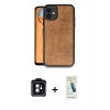 MARSİLYAN™- iPhone 11 Kılıf Kıvılcım Işık Serisi - Şeffaf Pasifik Cam Ekran Koruyucu + PVD Metal Kamera Lens - SH
