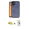 MARSİLYAN™- iPhone 11 Kılıf Kıvılcım Işık Serisi - Şeffaf Pasifik Cam Ekran Koruyucu + Rainbow Kamera Lens Koruma Cam - KI