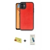 MARSİLYAN™- iPhone 11 Kılıf Kıvılcım Işık Serisi - Şeffaf Pasifik Cam Ekran Koruyucu + Rainbow Kamera Lens Koruma Cam - KI