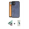 MARSİLYAN™- iPhone 11 Kılıf Kıvılcım Işık Serisi - Şeffaf Pasifik Cam Ekran Koruyucu + Raze Metal Kamera Lens - KI
