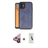 MARSİLYAN™- iPhone 11 Kılıf Kıvılcım Işık Serisi - Şeffaf Pasifik Cam Ekran Koruyucu + Raze Metal Kamera Lens - SH