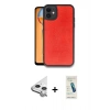 MARSİLYAN™- iPhone 11 Kılıf Kıvılcım Işık Serisi - Şeffaf Pasifik Cam Ekran Koruyucu + Raze Metal Kamera Lens - GS