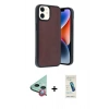 MARSİLYAN™- iPhone 11 Kılıf Kıvılcım Işık Serisi - Şeffaf Pasifik Cam Ekran Koruyucu + Raze Metal Kamera Lens - KI