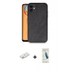 MARSİLYAN™- iPhone 11 Kılıf Kıvılcım Işık Serisi - Şeffaf Pasifik Cam Ekran Koruyucu + Renkli Kamera Lens Koruma Cam - PE