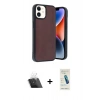MARSİLYAN™- iPhone 11 Kılıf Kıvılcım Işık Serisi - Şeffaf Pasifik Cam Ekran Koruyucu + Kamera Lens Koruma Cam - SF