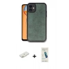 MARSİLYAN™- iPhone 11 Kılıf Kıvılcım Işık Serisi - Şeffaf Pasifik Cam Ekran Koruyucu + Renkli Kamera Lens Koruma Cam - TU