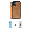 MARSİLYAN™- iPhone 11 Kılıf Kıvılcım Işık Serisi - Şeffaf Pasifik Cam Ekran Koruyucu + Neon Fosforlu Kamera Lens - YL